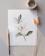 Load image into Gallery viewer, Magnolia Grandiflora 01 original watercolor
