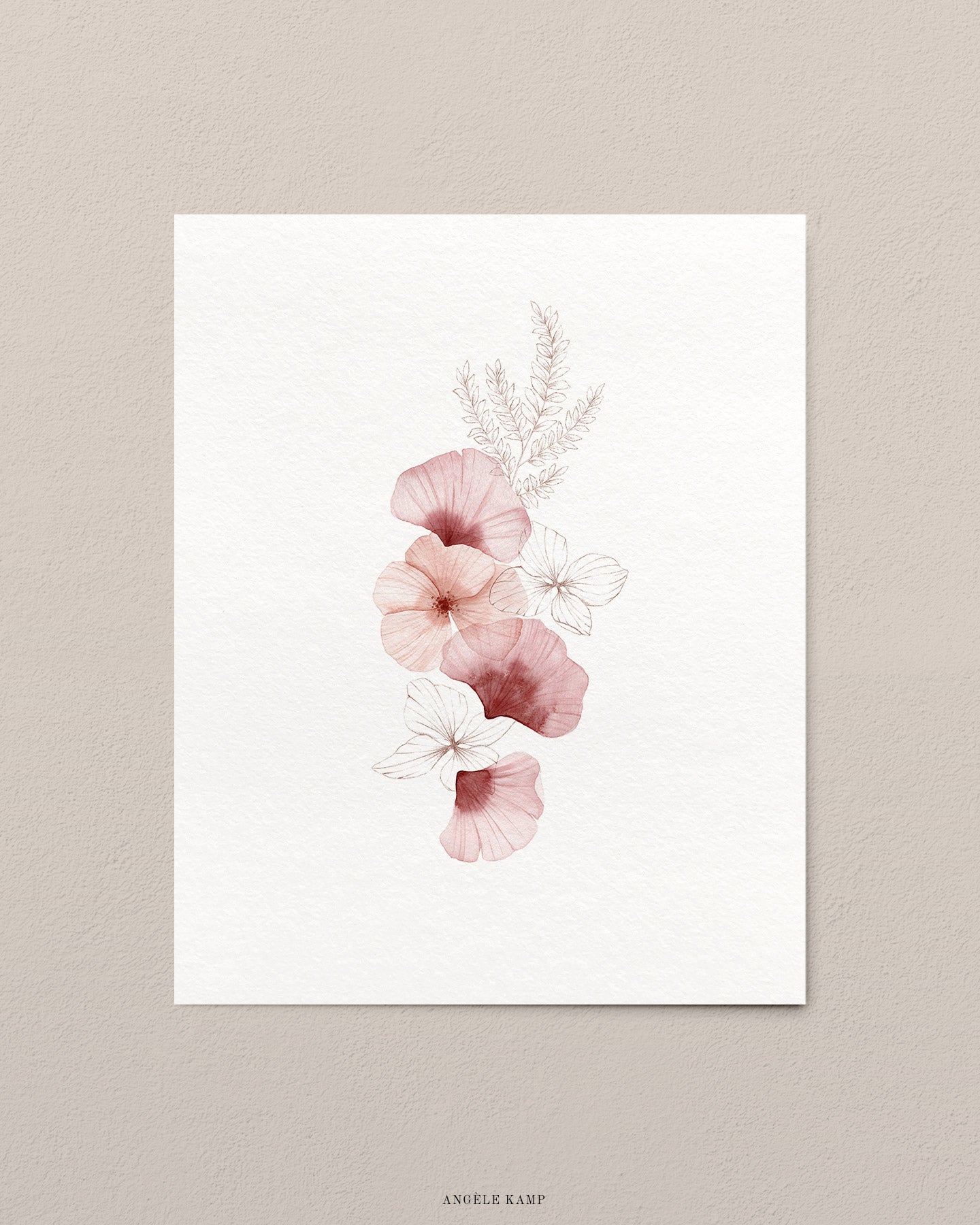 Dried flowers Print